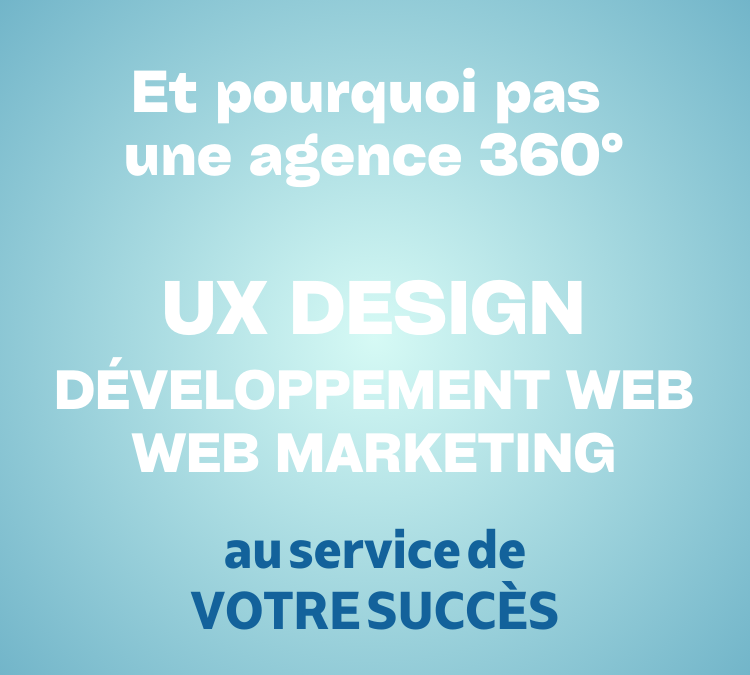 Design UX, Développement Web et Web Marketing au service de votre Succès