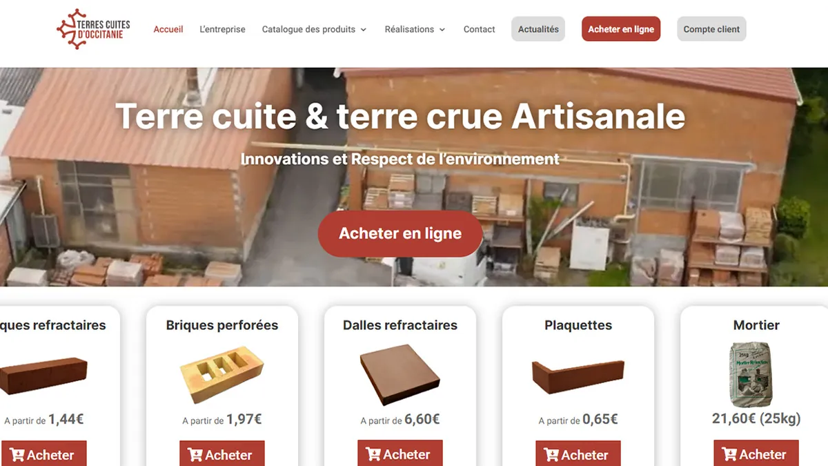 Boutique en ligne de Terres Cuites d’Occitanie