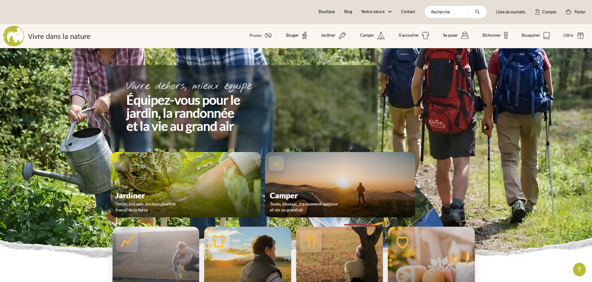 Boutique Vivre dans la Nature accompagnée par GMD Consulting
